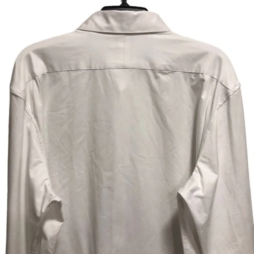 Soft Cloth Button Front Collared Dress Shirt - Picture 8 of 11